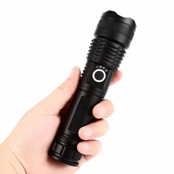 Flashlight Rechargeable Tactical 1200 Lumens 6000K daylight - Picture 6 of 11